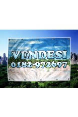 Striscione in TNT occhiellato 70 cm X 100 cm 